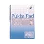 Wirebound notebook, A4, lined, 100 sheets, PUKKA PAD 